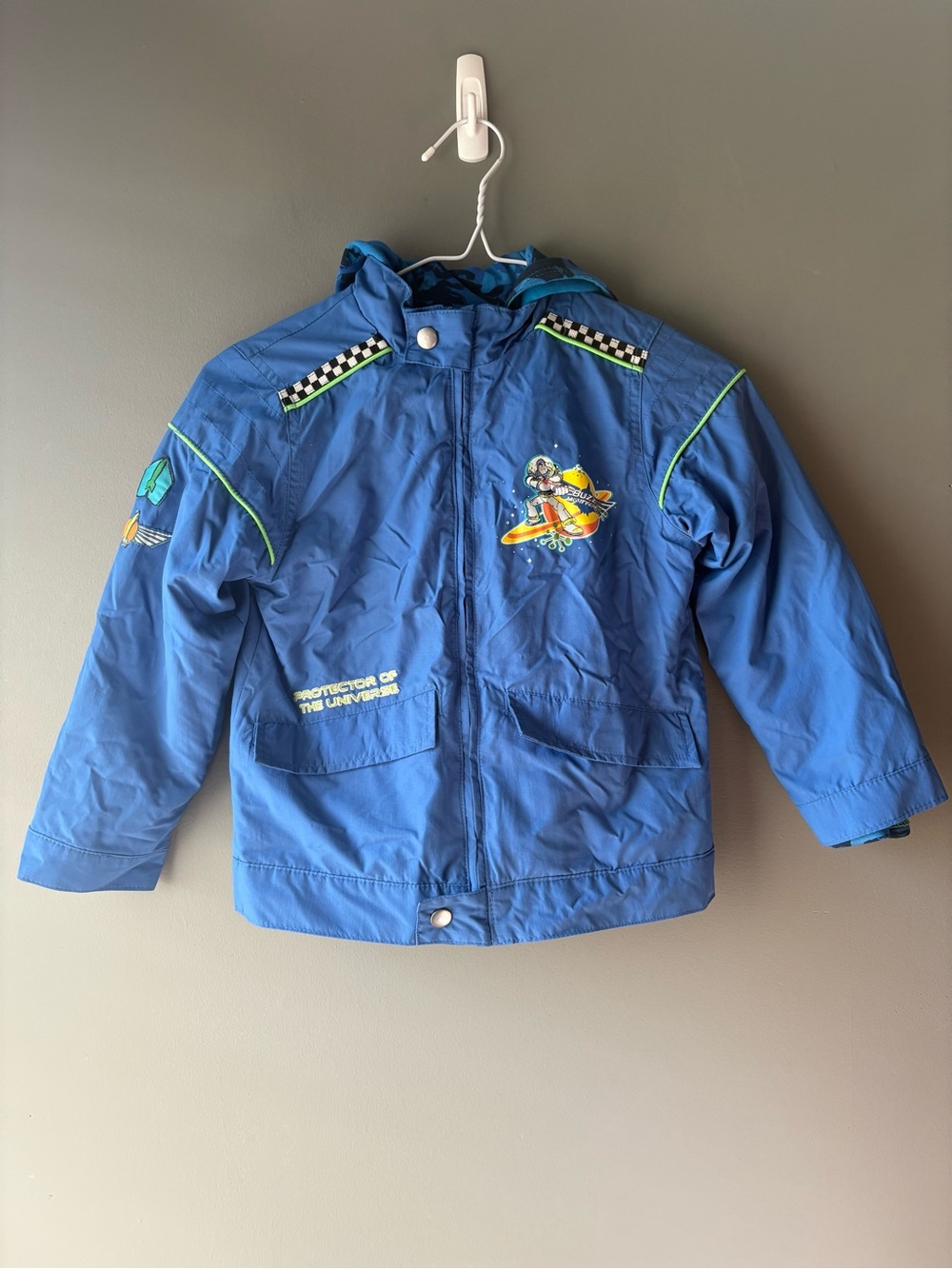 Disney Toy Story Buzz Lightyear Jacket – Size 6 - removable sweater